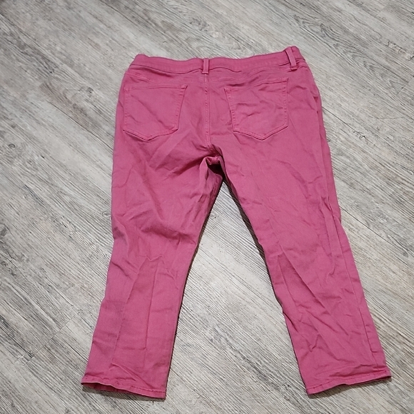 a.n.a Pink Ankle Cropped Jeans - Picture 6 of 8